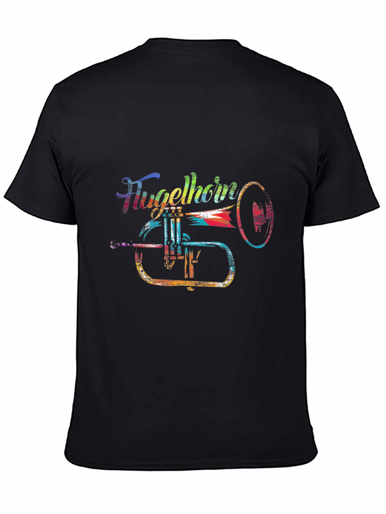 Colorful Flugelhorn Music T-Shirt