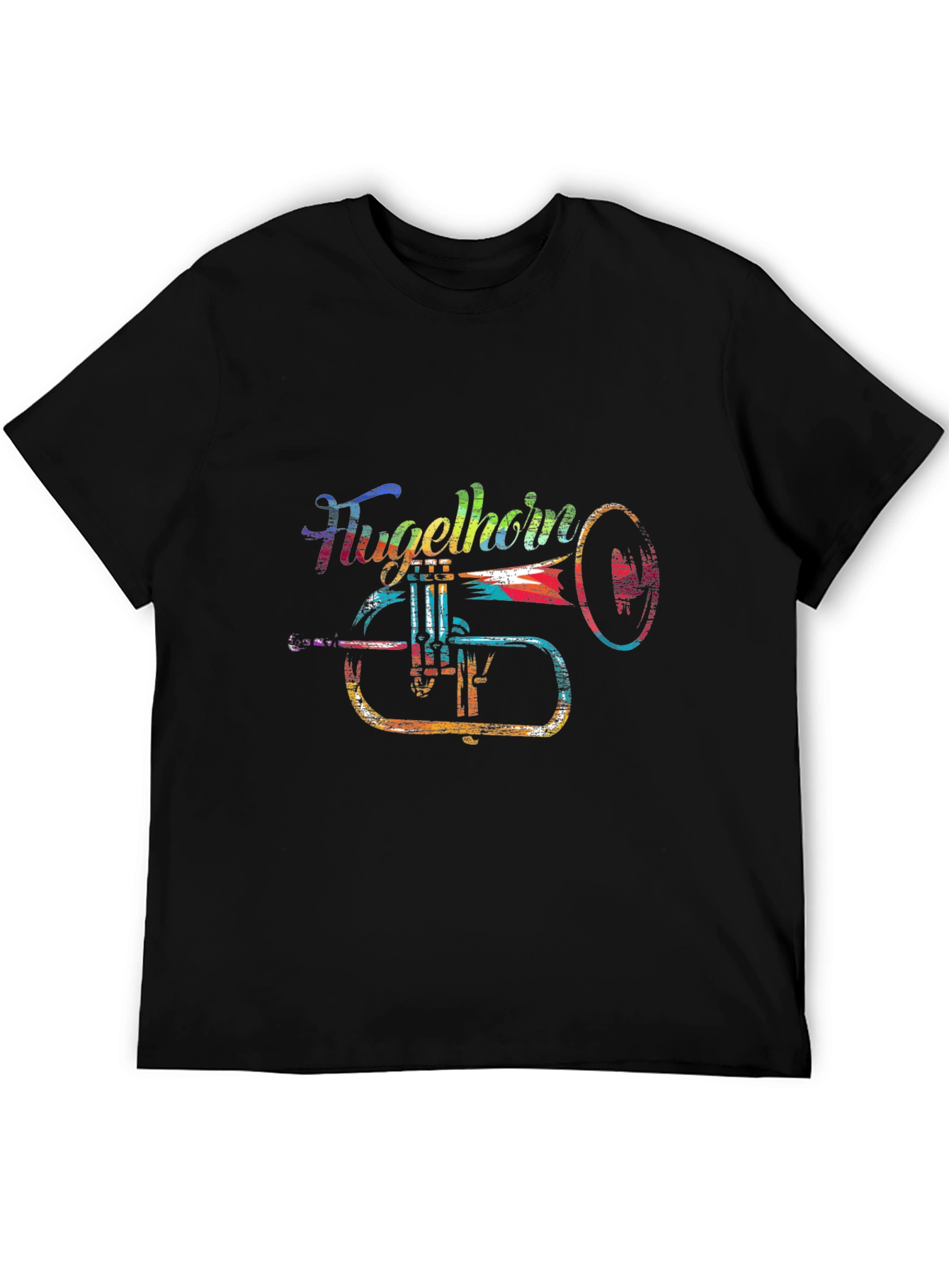 Colorful Flugelhorn Music T-Shirt