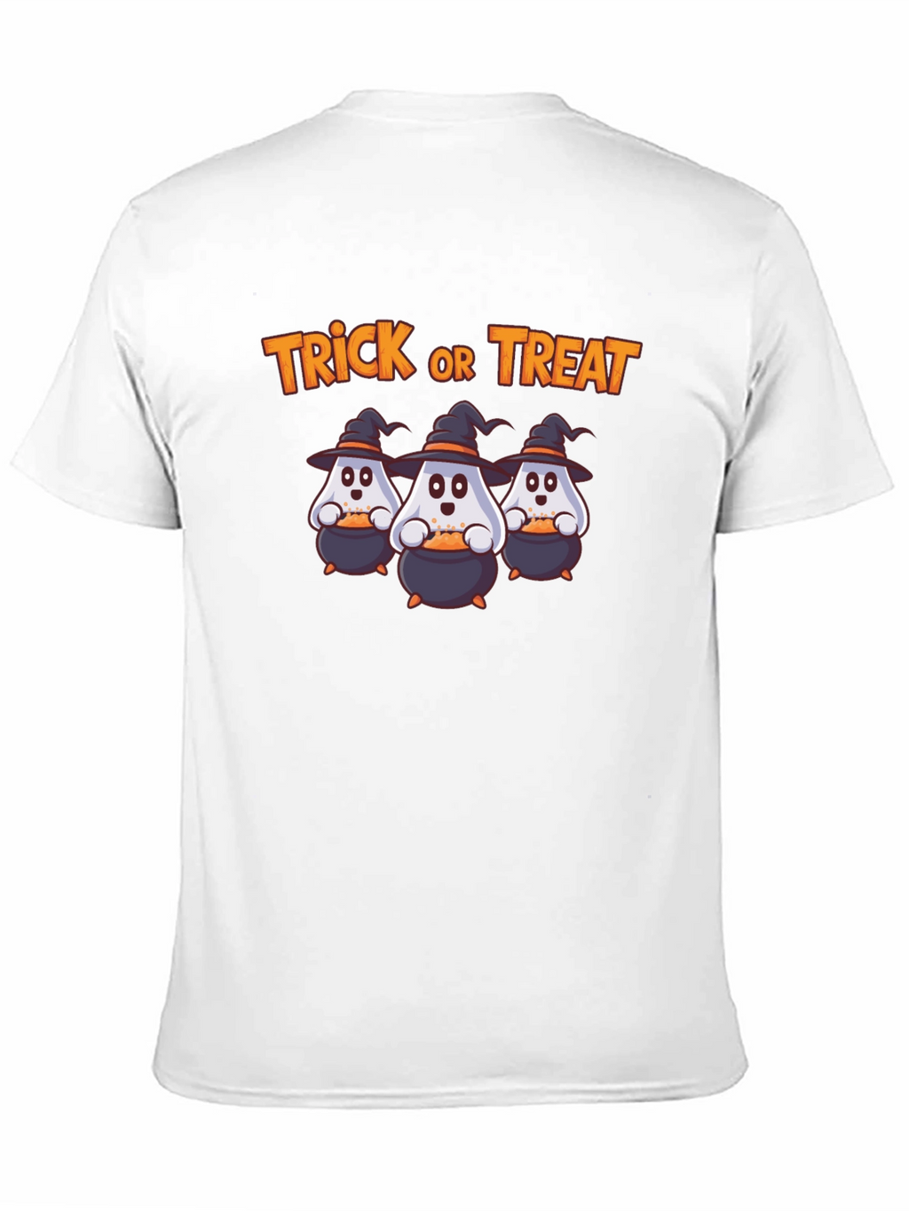 Halloween Ghost T-Shirt Trick or Treat Design