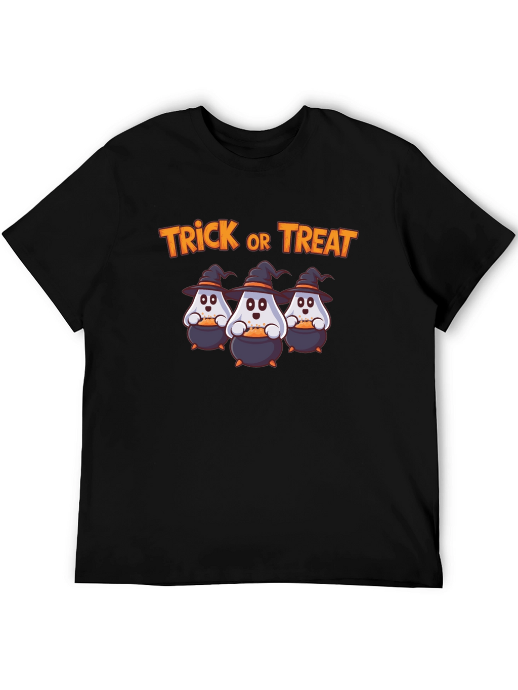 Halloween Ghost T-Shirt Trick or Treat Design
