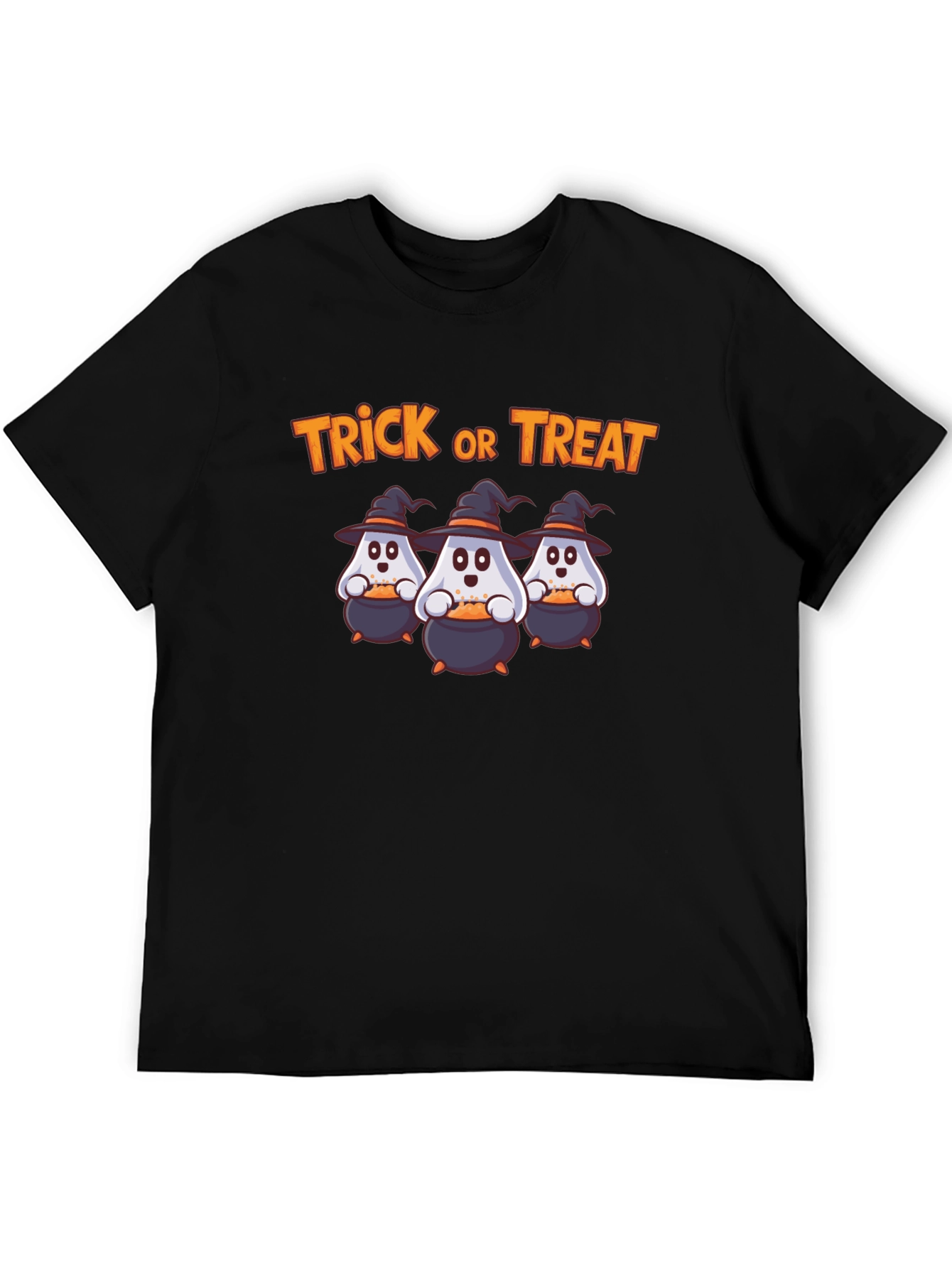 Halloween Ghost T-Shirt Trick or Treat Design