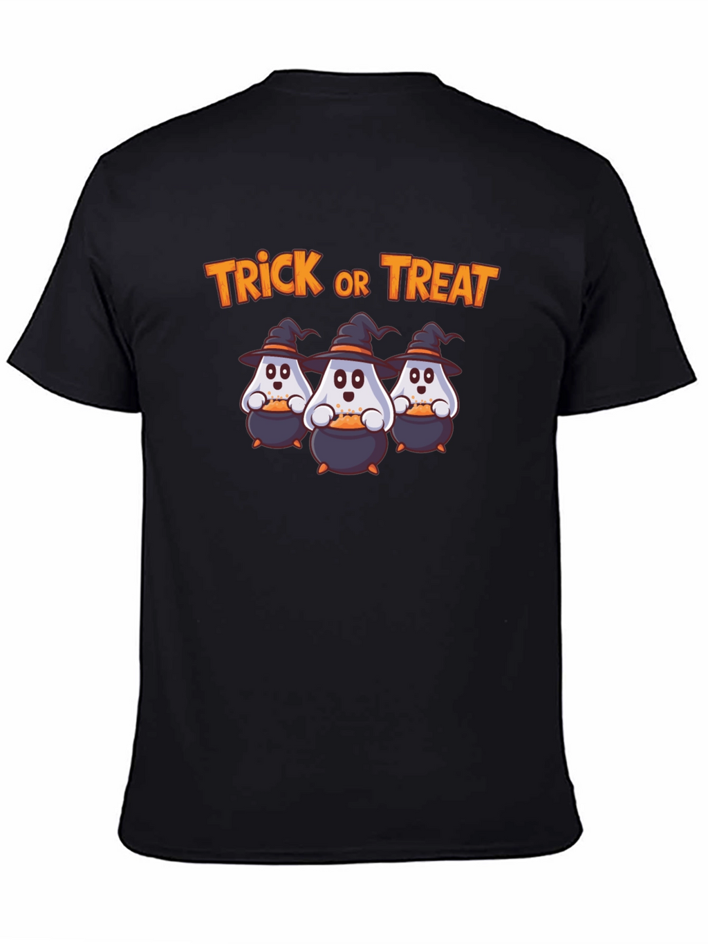Halloween Ghost T-Shirt Trick or Treat Design