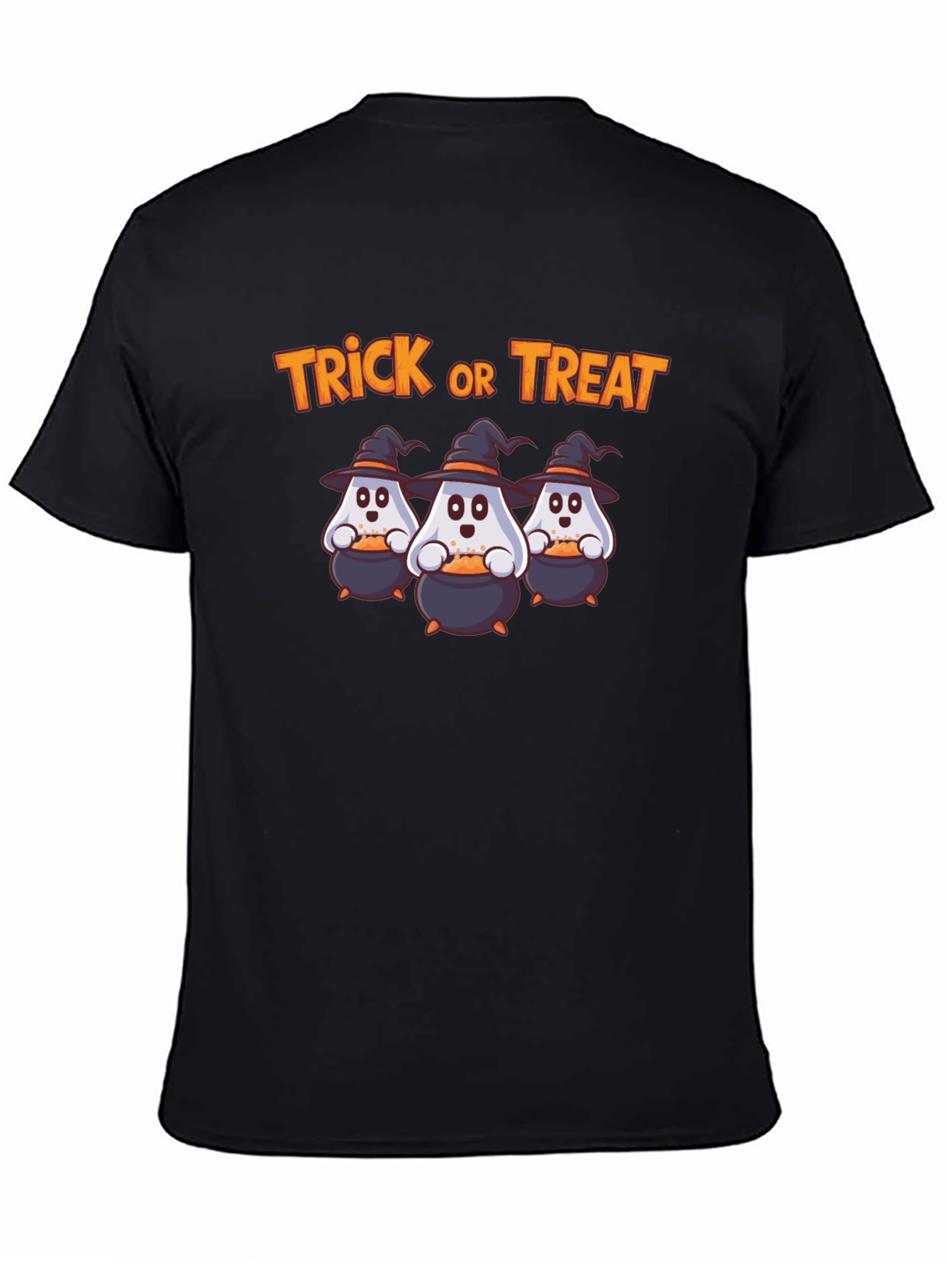 Halloween Ghost T-Shirt Trick or Treat Design