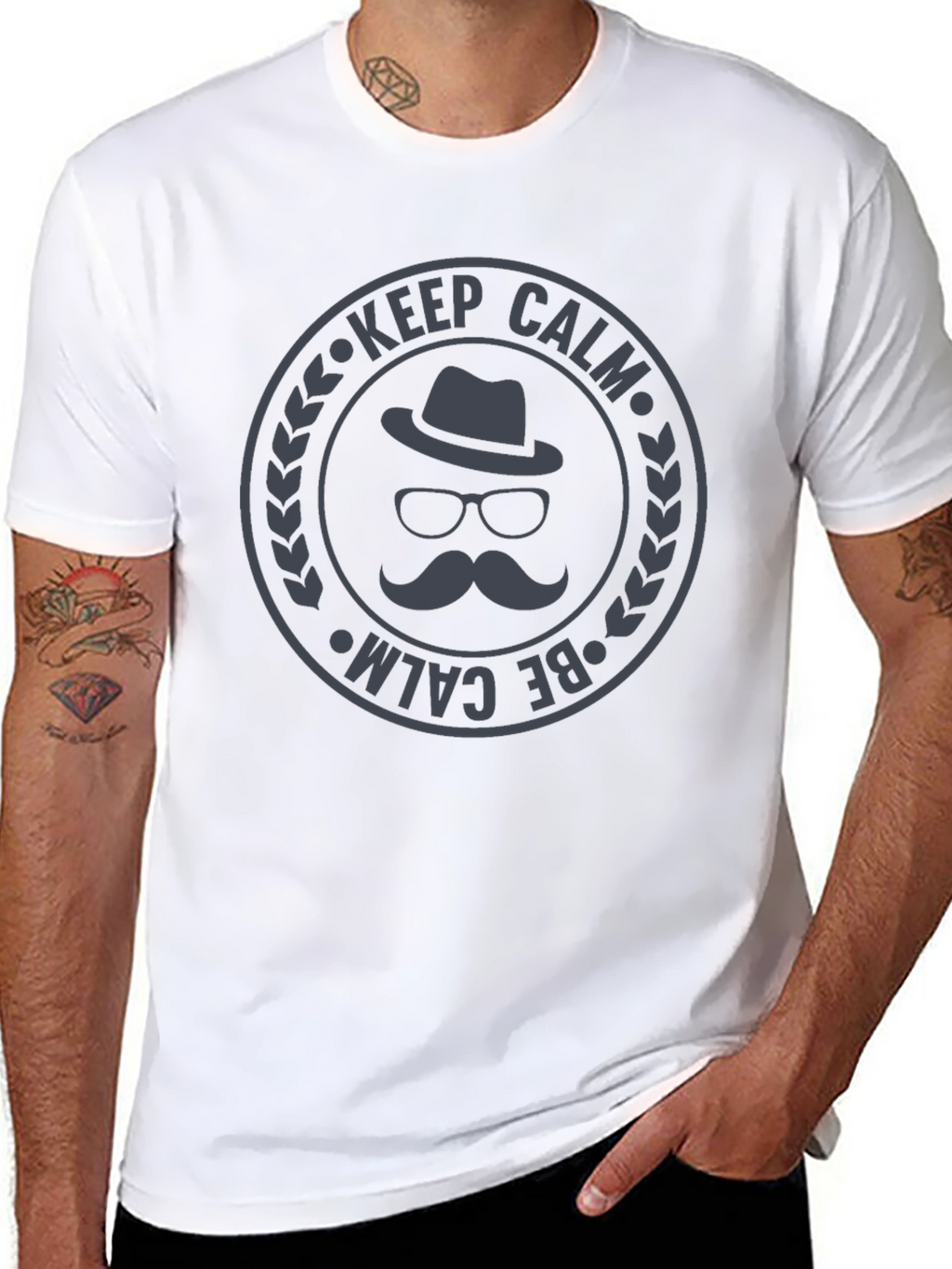 Keep Calm T-Shirt - Stylish Graphic Tee