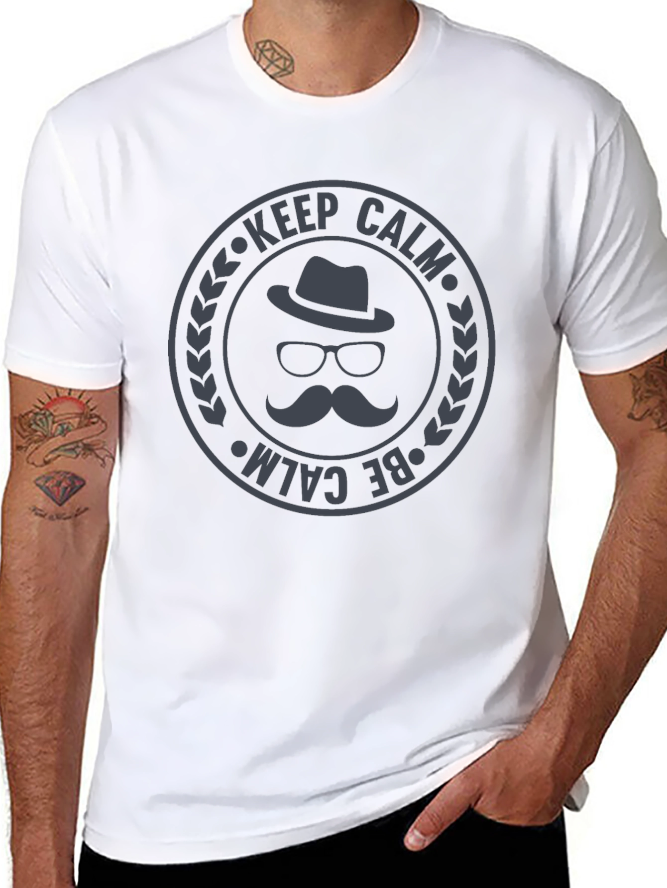 Keep Calm T-Shirt - Stylish Graphic Tee