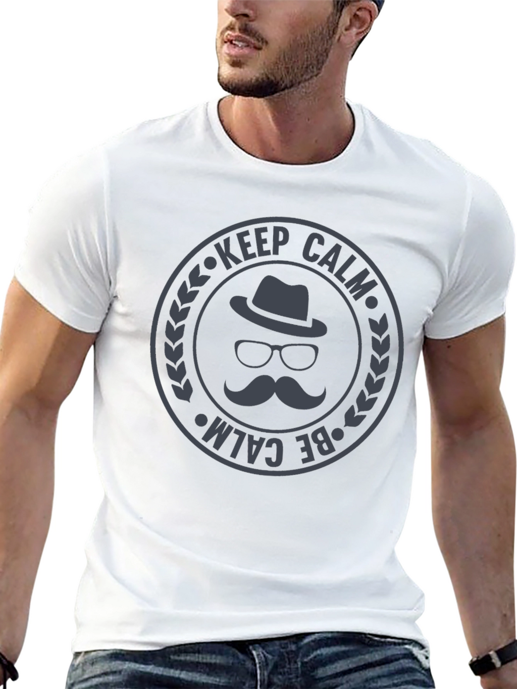 Keep Calm T-Shirt - Stylish Graphic Tee