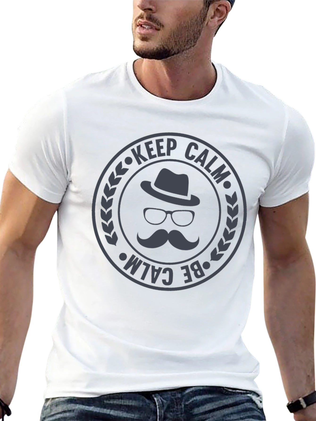 Keep Calm T-Shirt - Stylish Graphic Tee