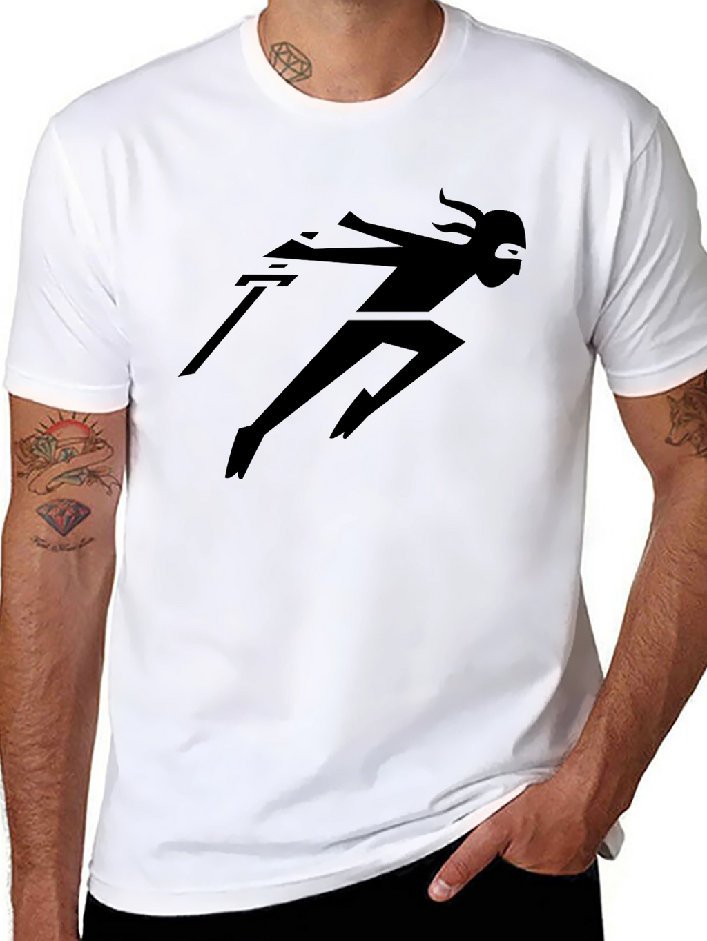 Ninja Warrior Graphic Tee - Black T-Shirt