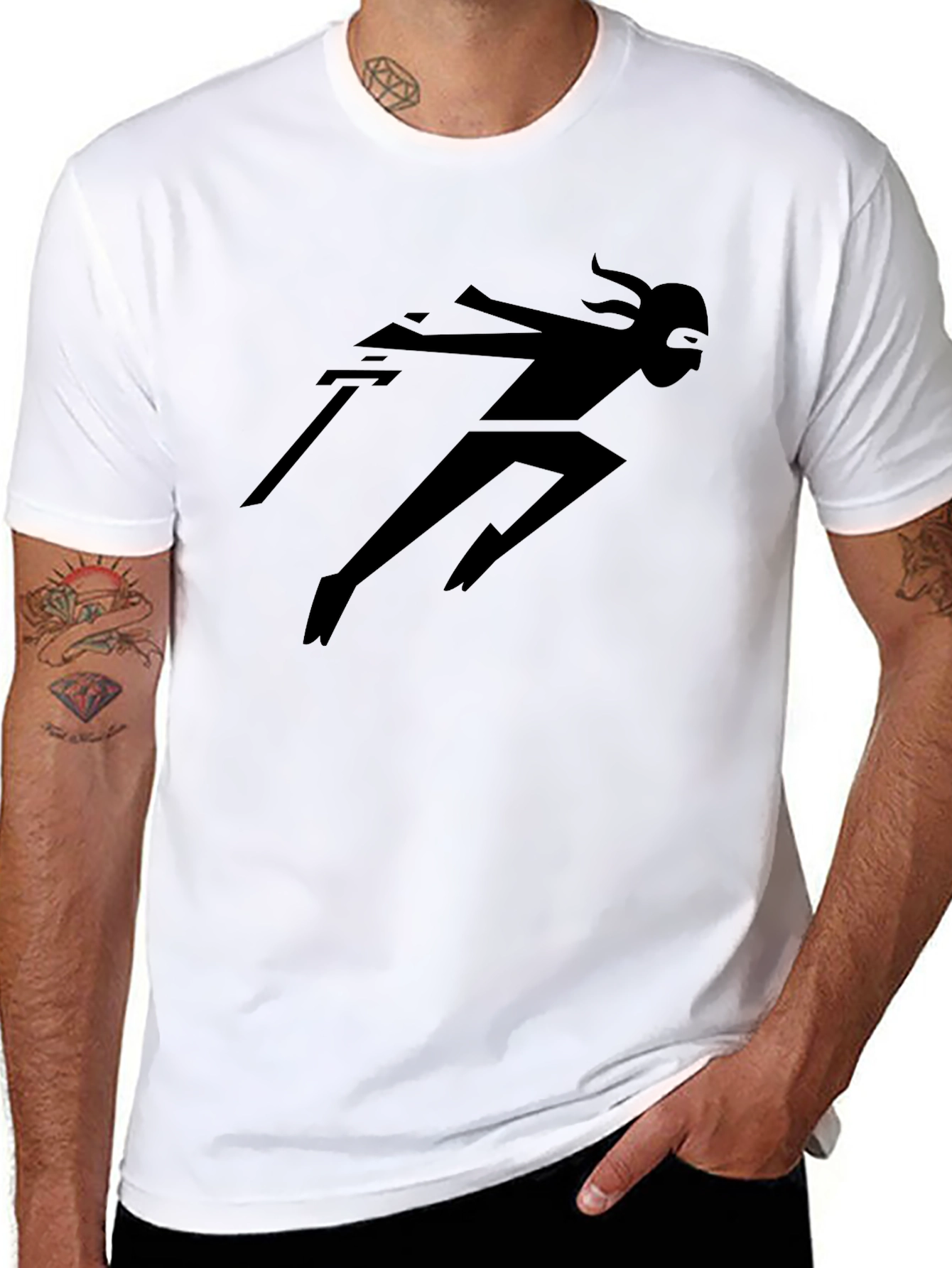 Ninja Warrior Graphic Tee - Black T-Shirt