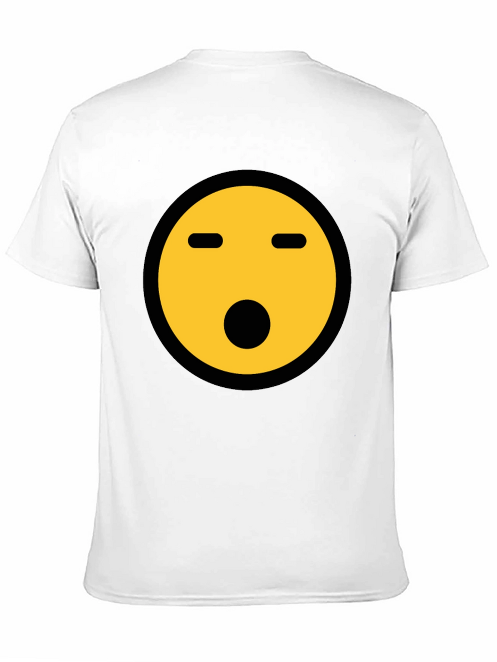 Shocked Emoji Graphic Tee - Black Crewneck
