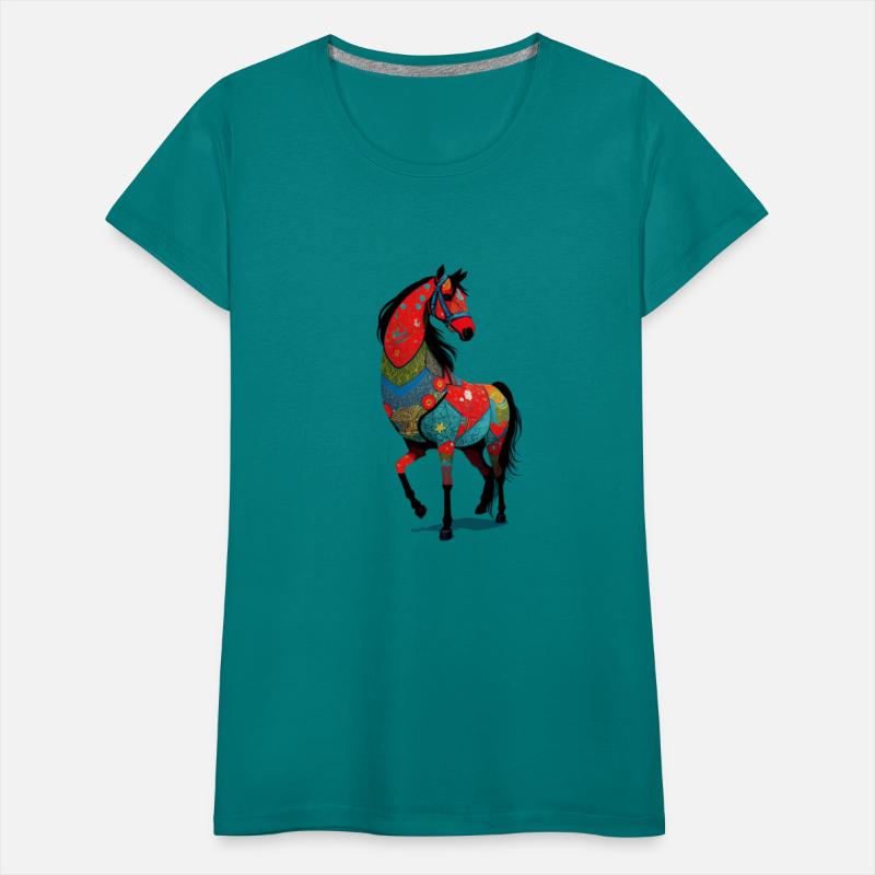 Red horse