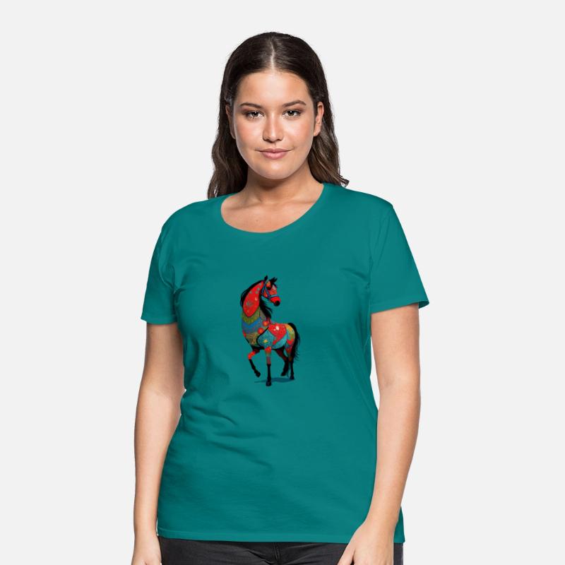 Red horse