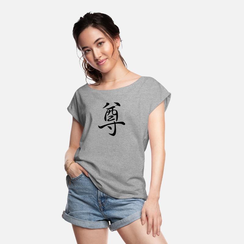 "Respekt" in japanese, chinese Letters, Kanji