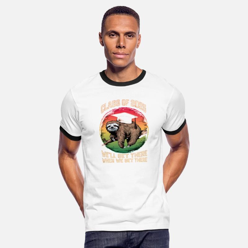 Retro Senior Class Of 2025 Sloth Cap Graduation