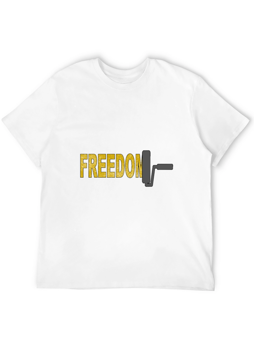 Freedom Roller T-Shirt - Mens Black Graphic Tee