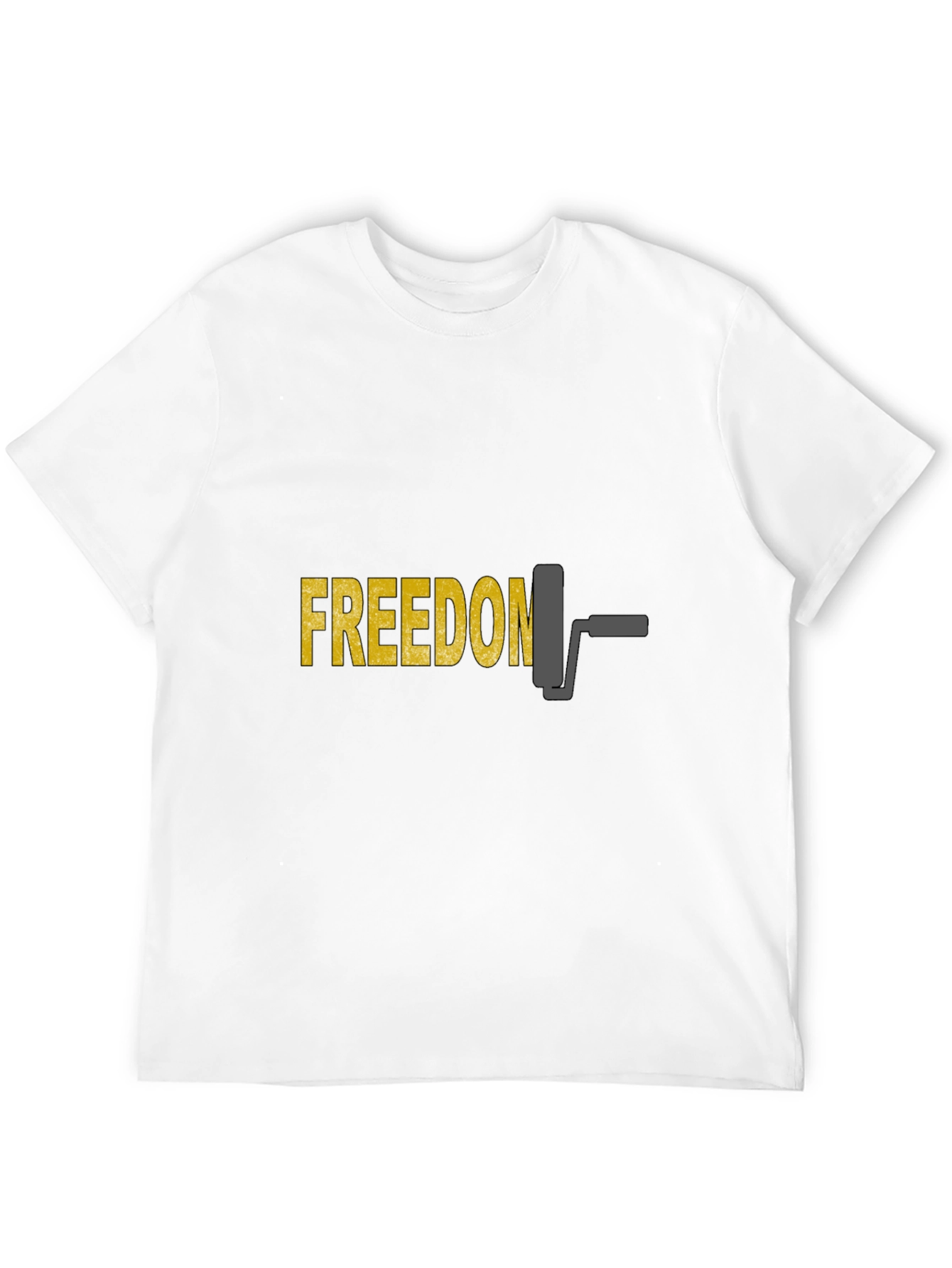 Freedom Roller T-Shirt - Mens Black Graphic Tee