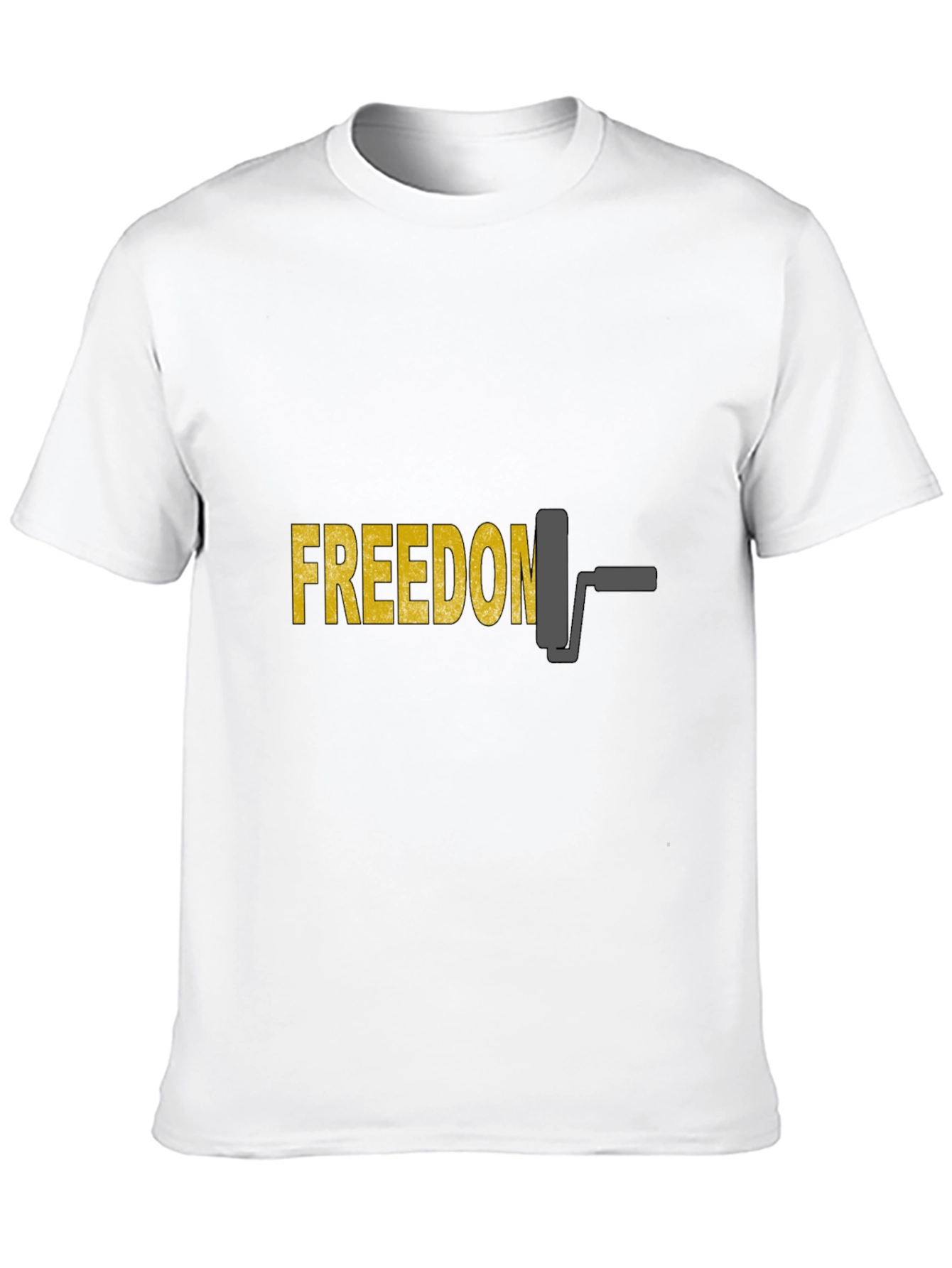 Freedom Roller T-Shirt - Mens Black Graphic Tee
