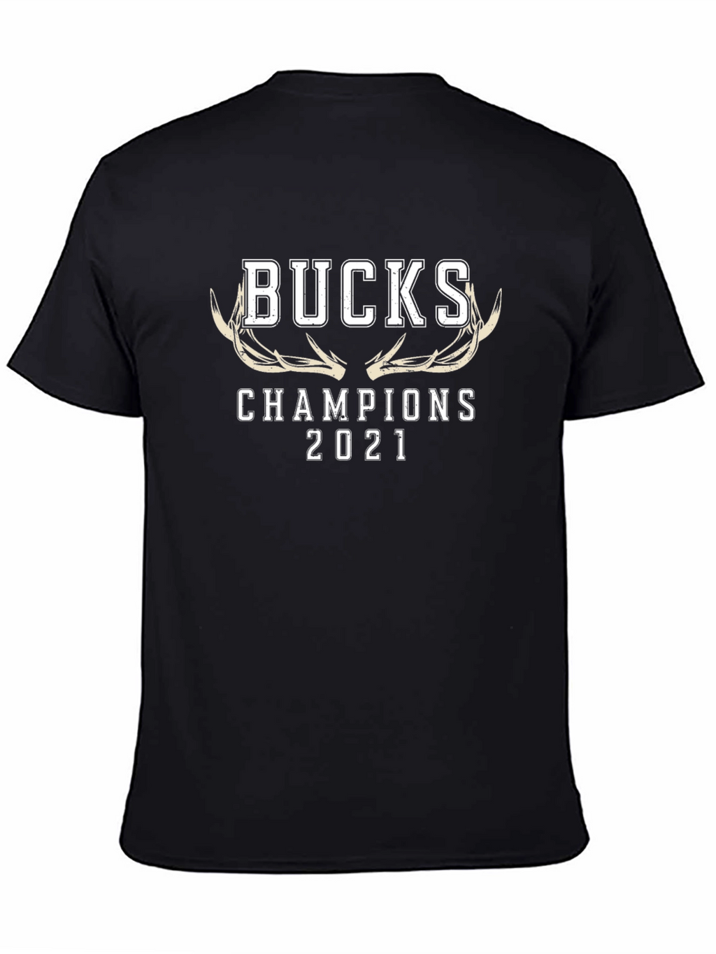 Bucks Champions 2021 Black T-Shirt