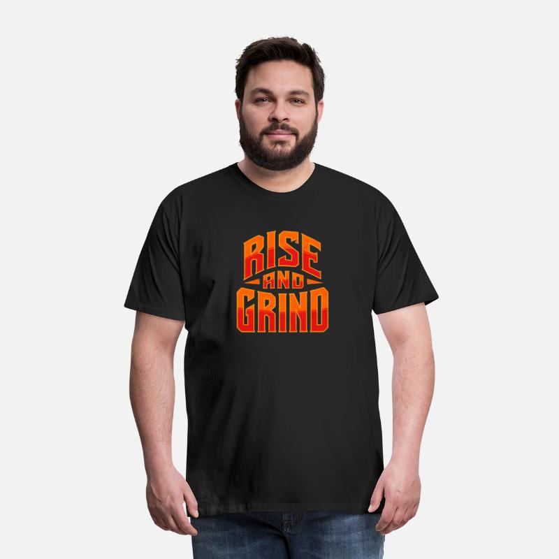 Rise and Grind - Bold Motivational Typography Desi