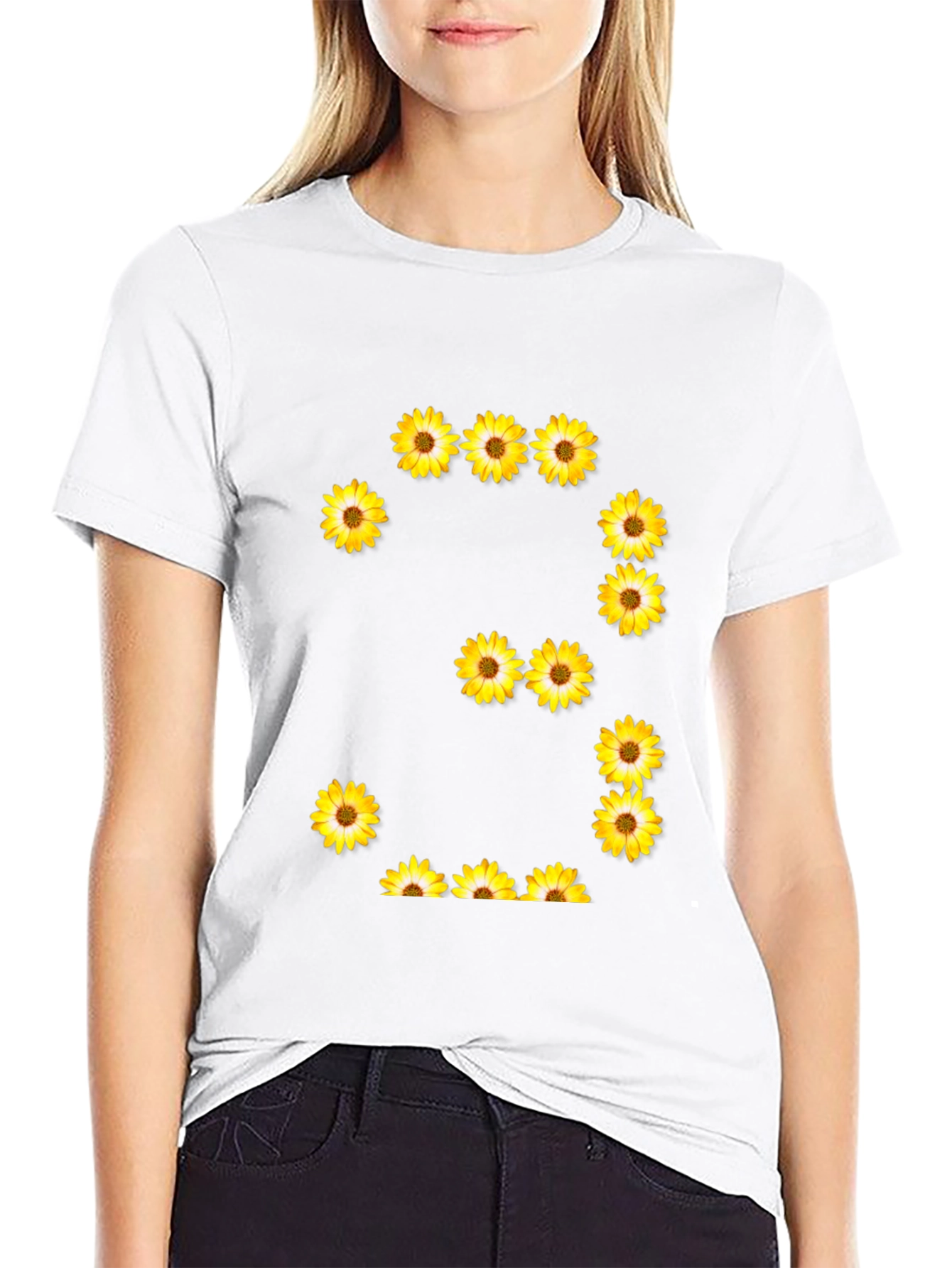 Floral Number Three Graphic Tee