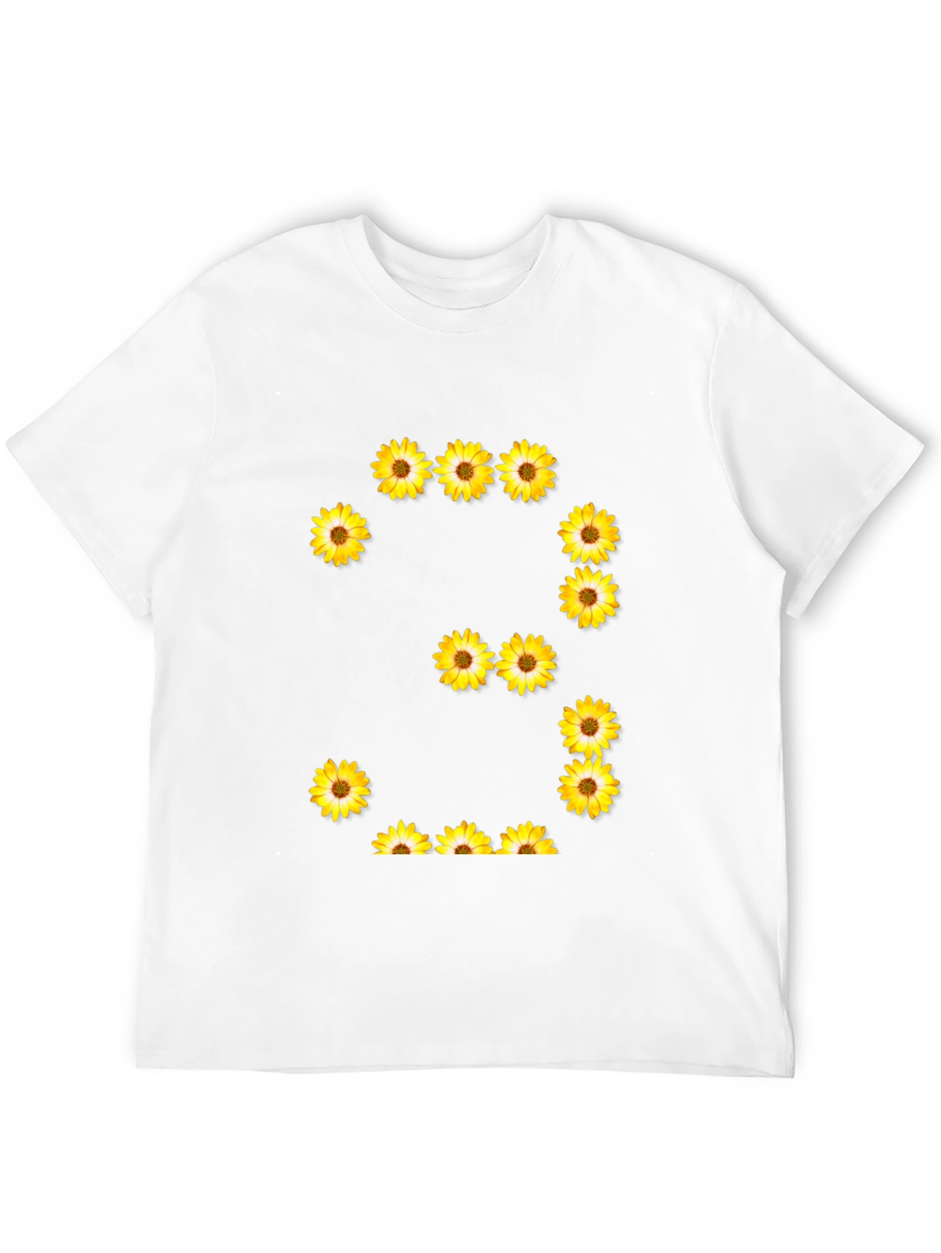 Floral Number Three Graphic Tee