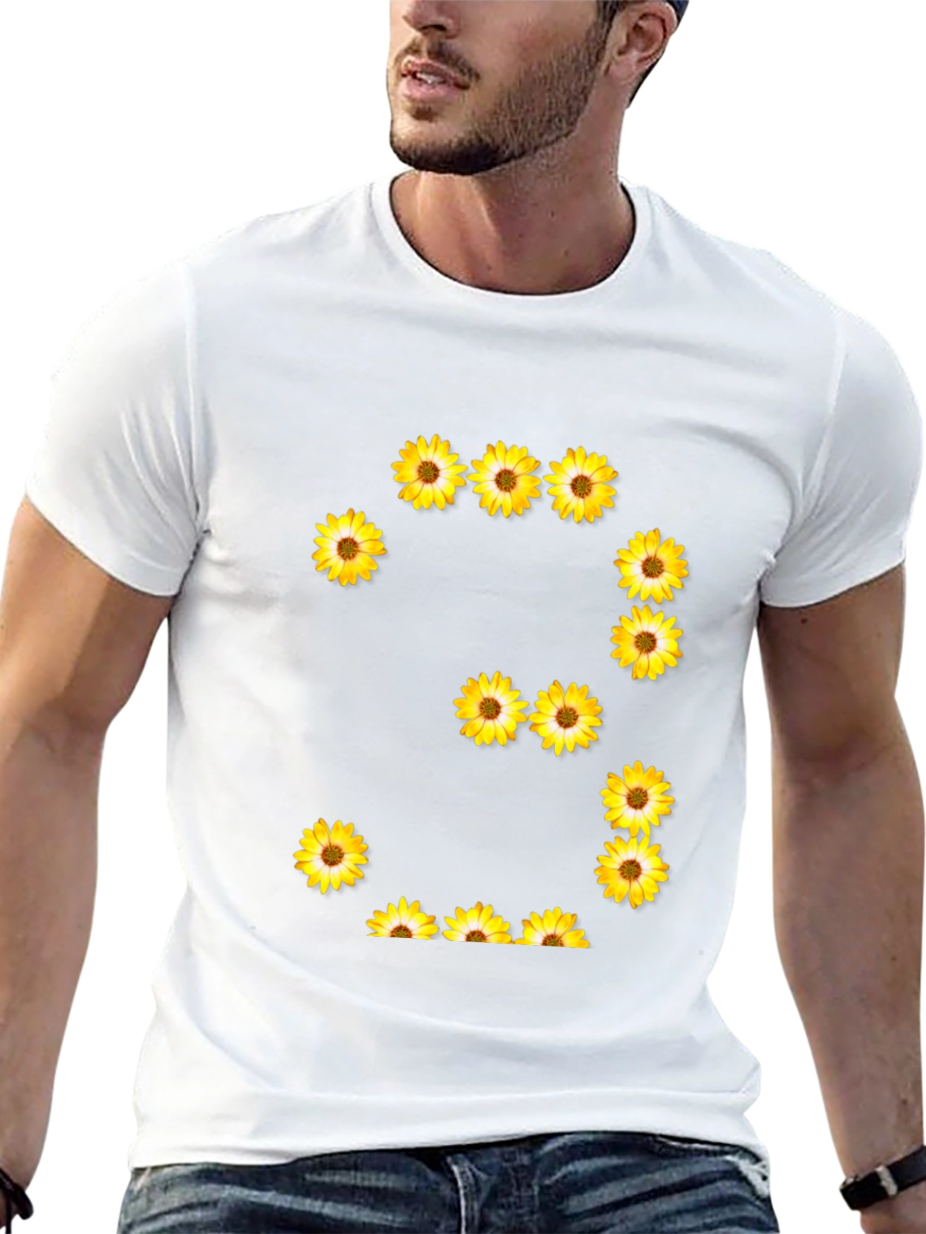 Floral Number Three Graphic Tee