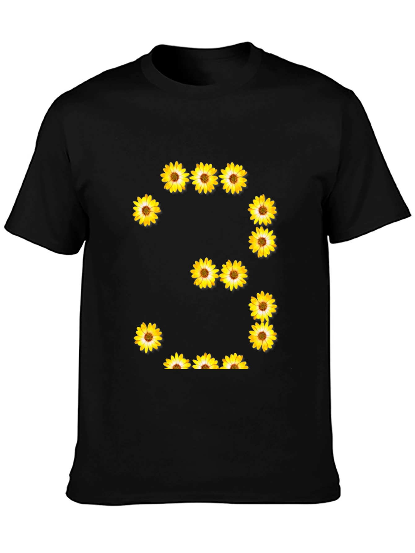 Floral Number Three Graphic Tee