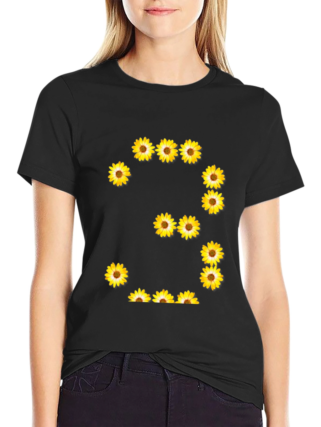 Floral Number Three Graphic Tee