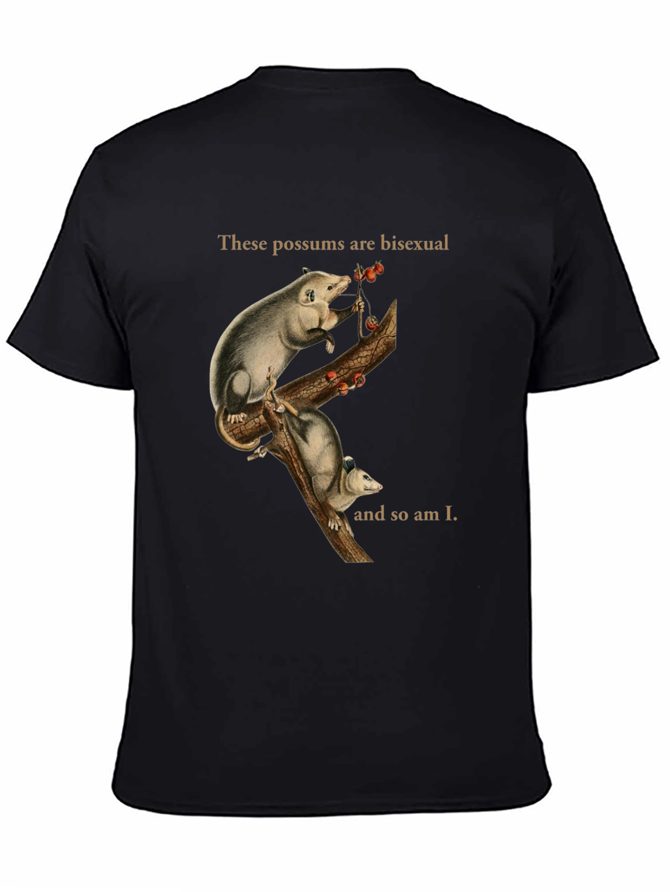 Bi Possum T-Shirt - Unique Graphic Tee