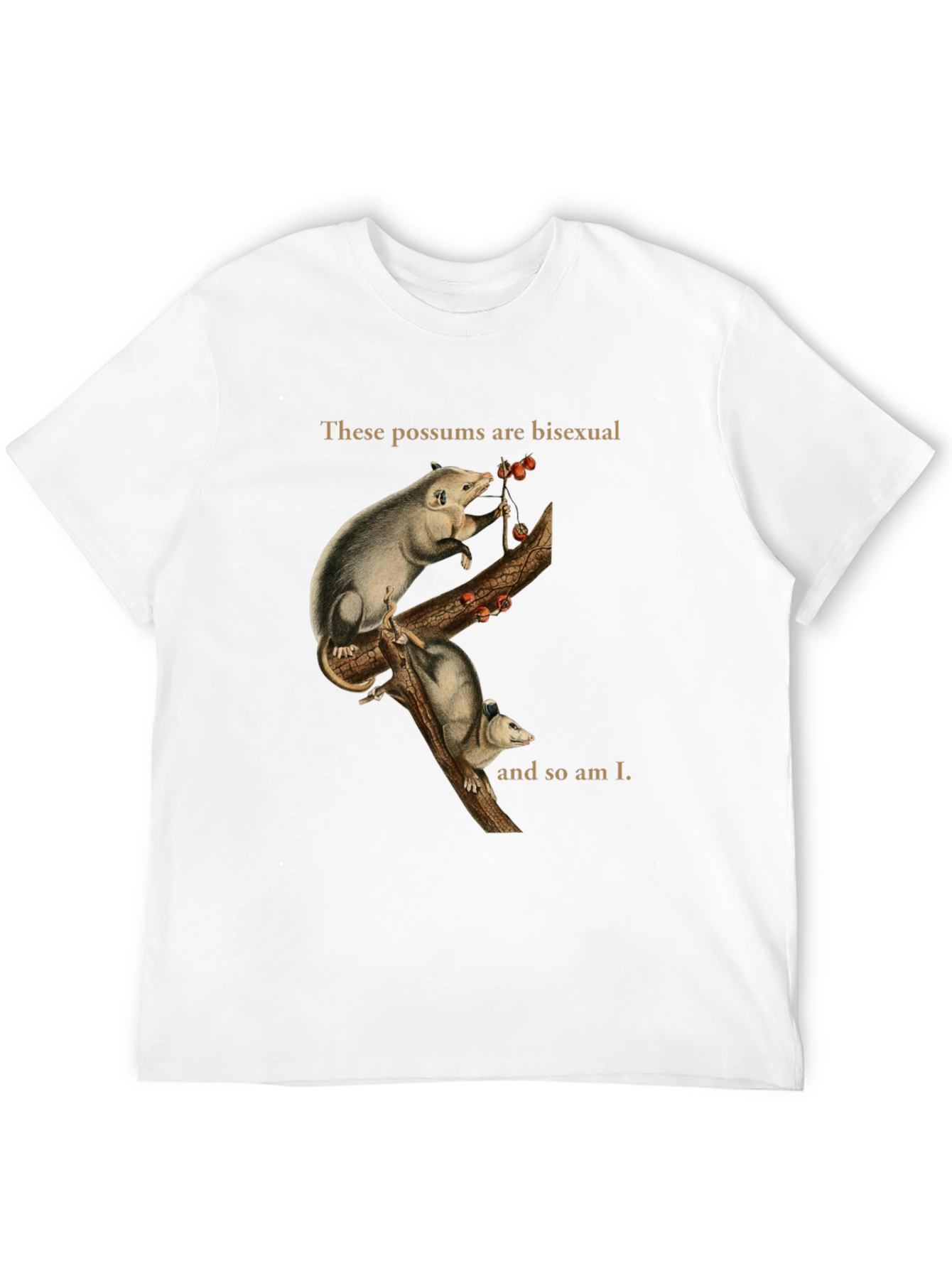 Bi Possum T-Shirt - Unique Graphic Tee