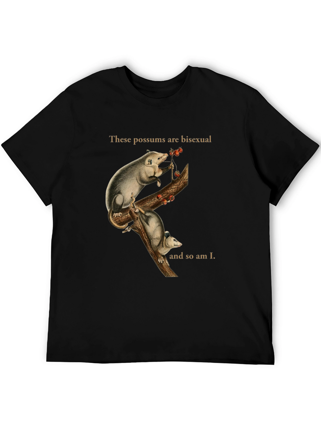 Bi Possum T-Shirt - Unique Graphic Tee