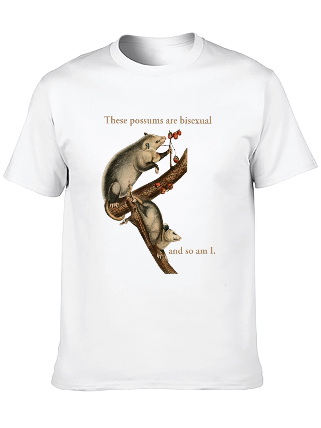 Bi Possum T-Shirt - Unique Graphic Tee