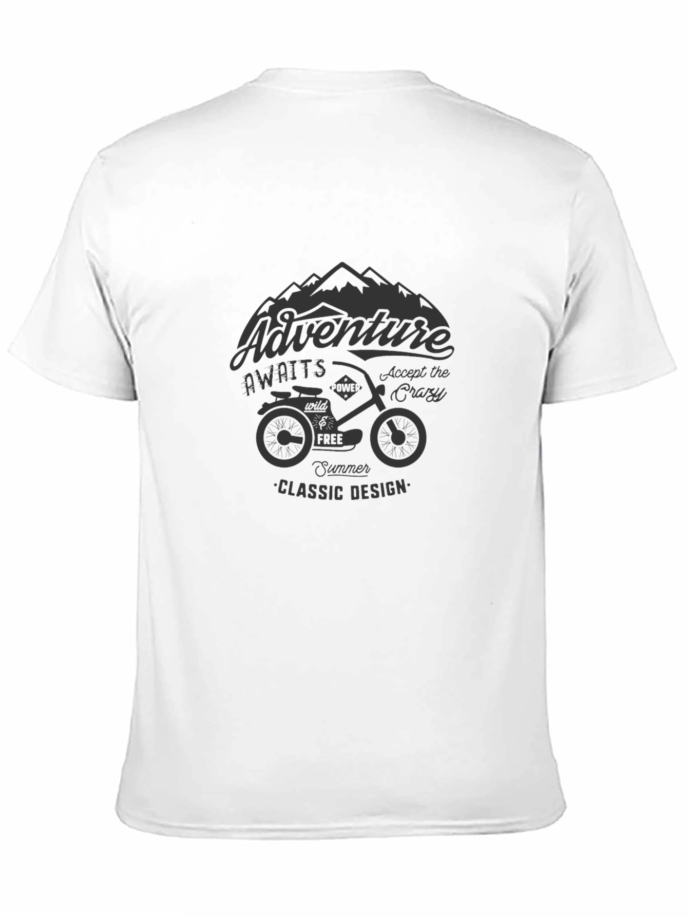 Adventure Awaits Graphic Print T-Shirt