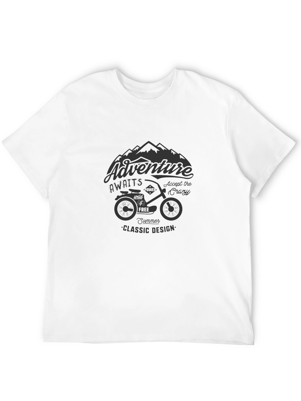 Adventure Awaits Graphic Print T-Shirt