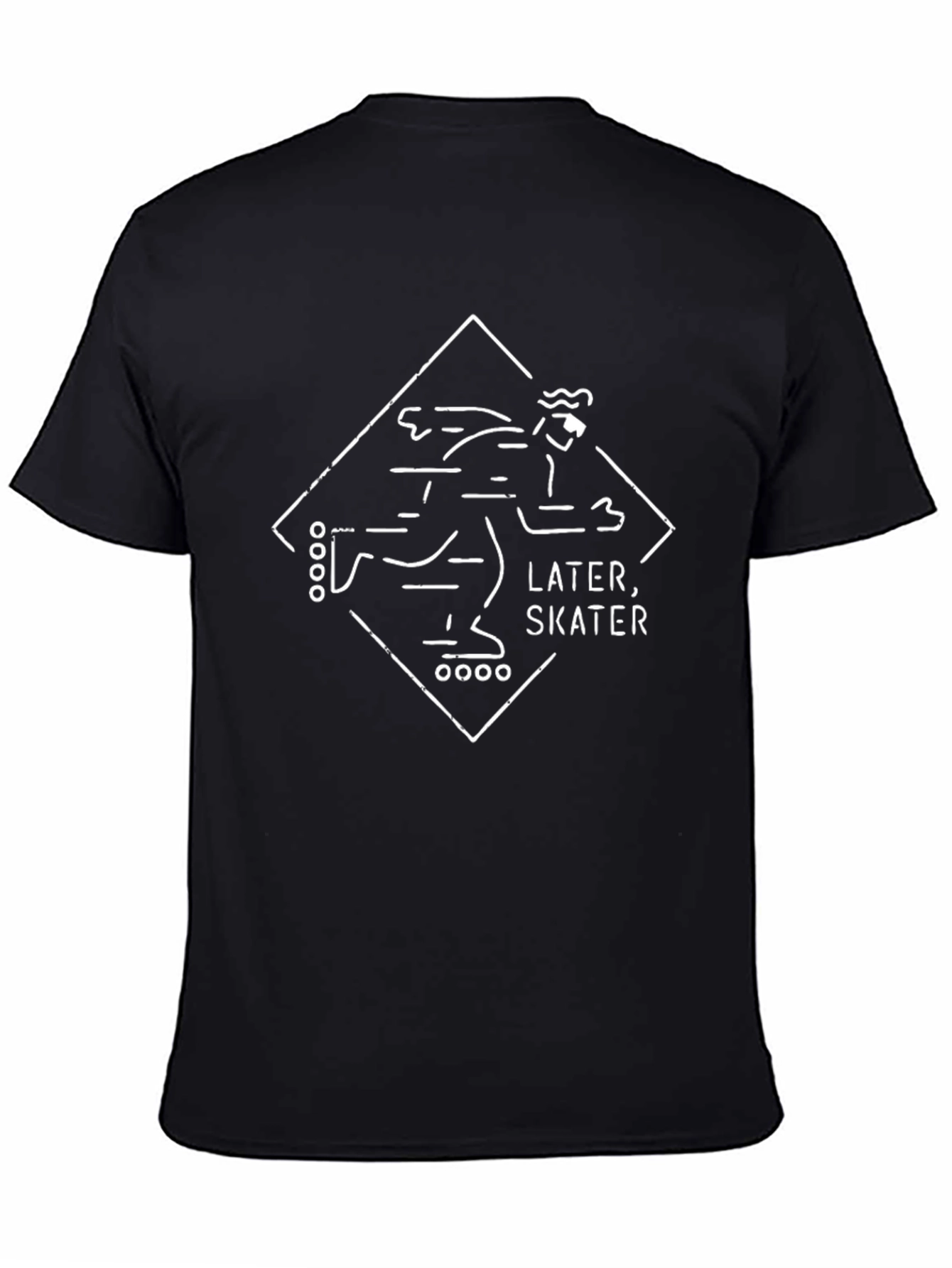 Later Skater Graphic T-Shirt - Black