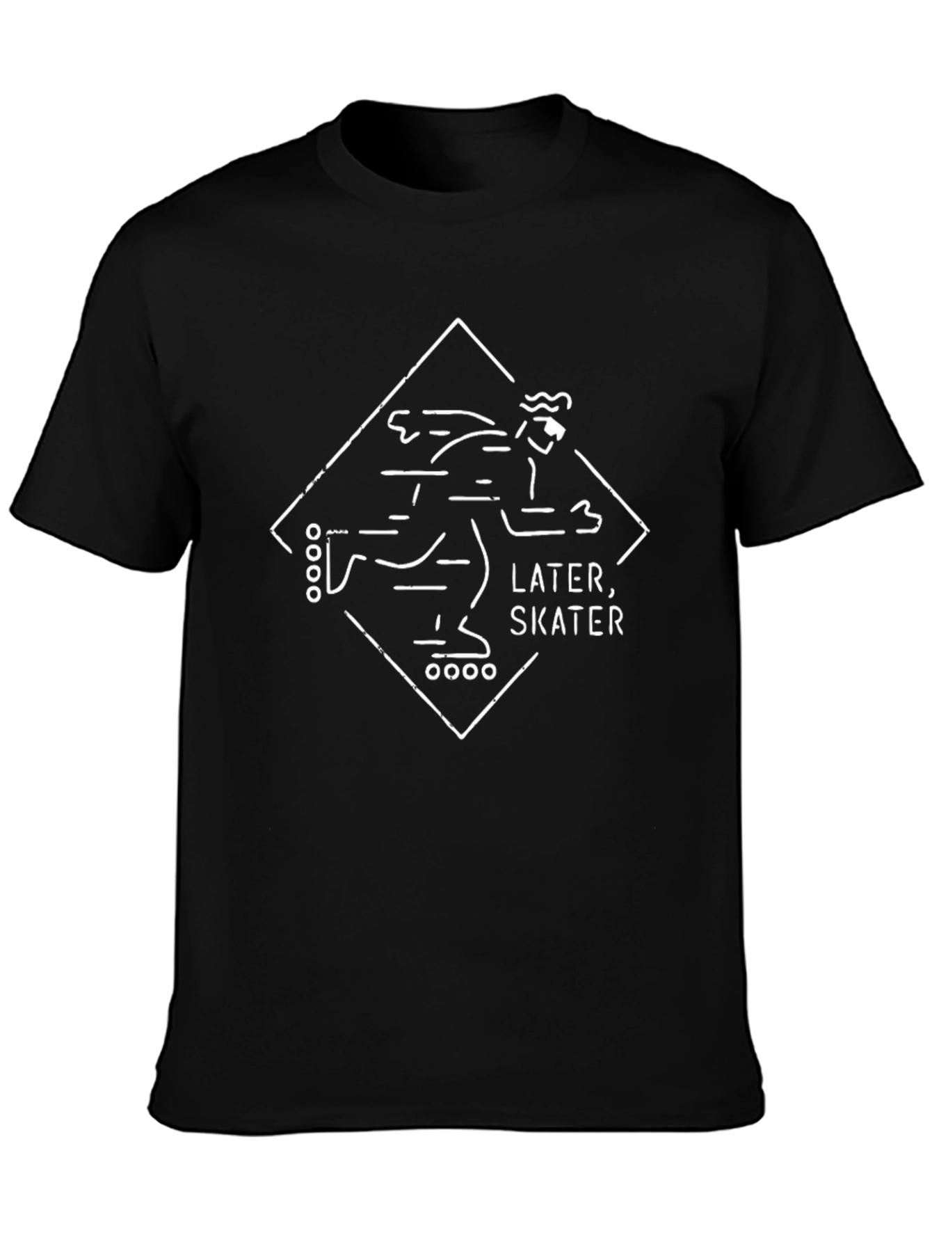 Later Skater Graphic T-Shirt - Black
