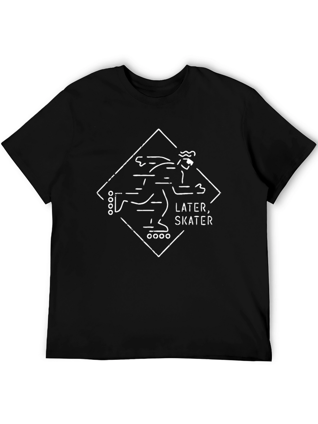Later Skater Graphic T-Shirt - Black