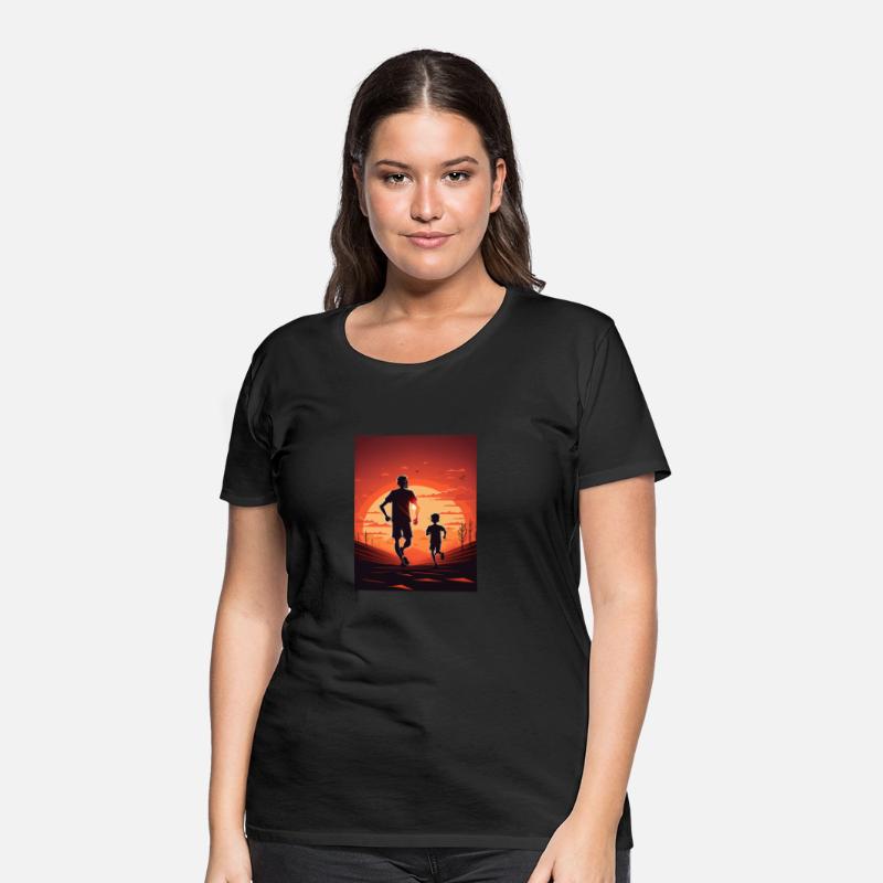 Running Exercise for Fitness Enthusiasts Father