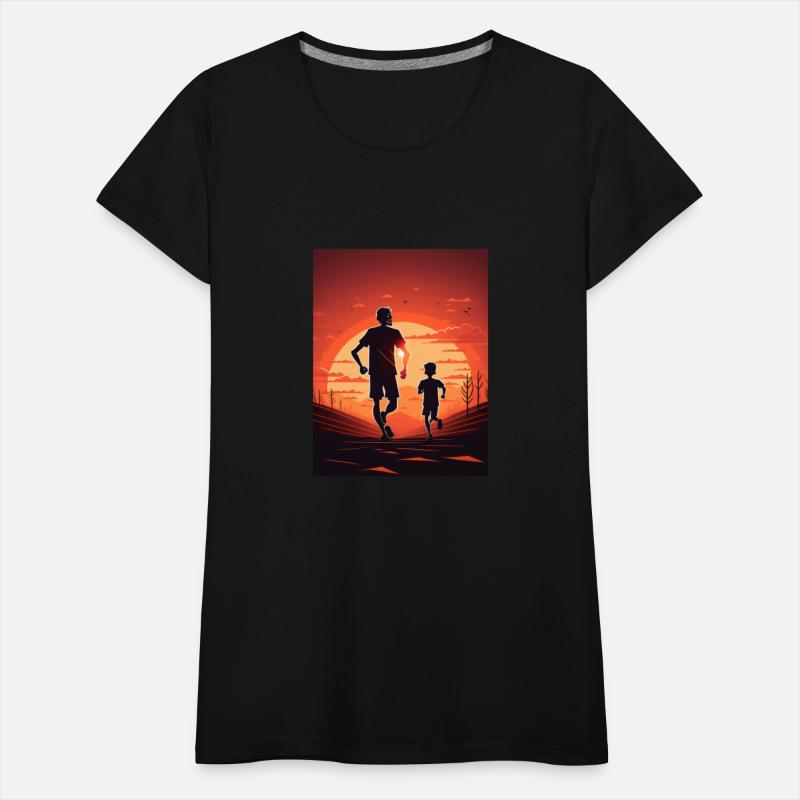 Running Exercise for Fitness Enthusiasts Father