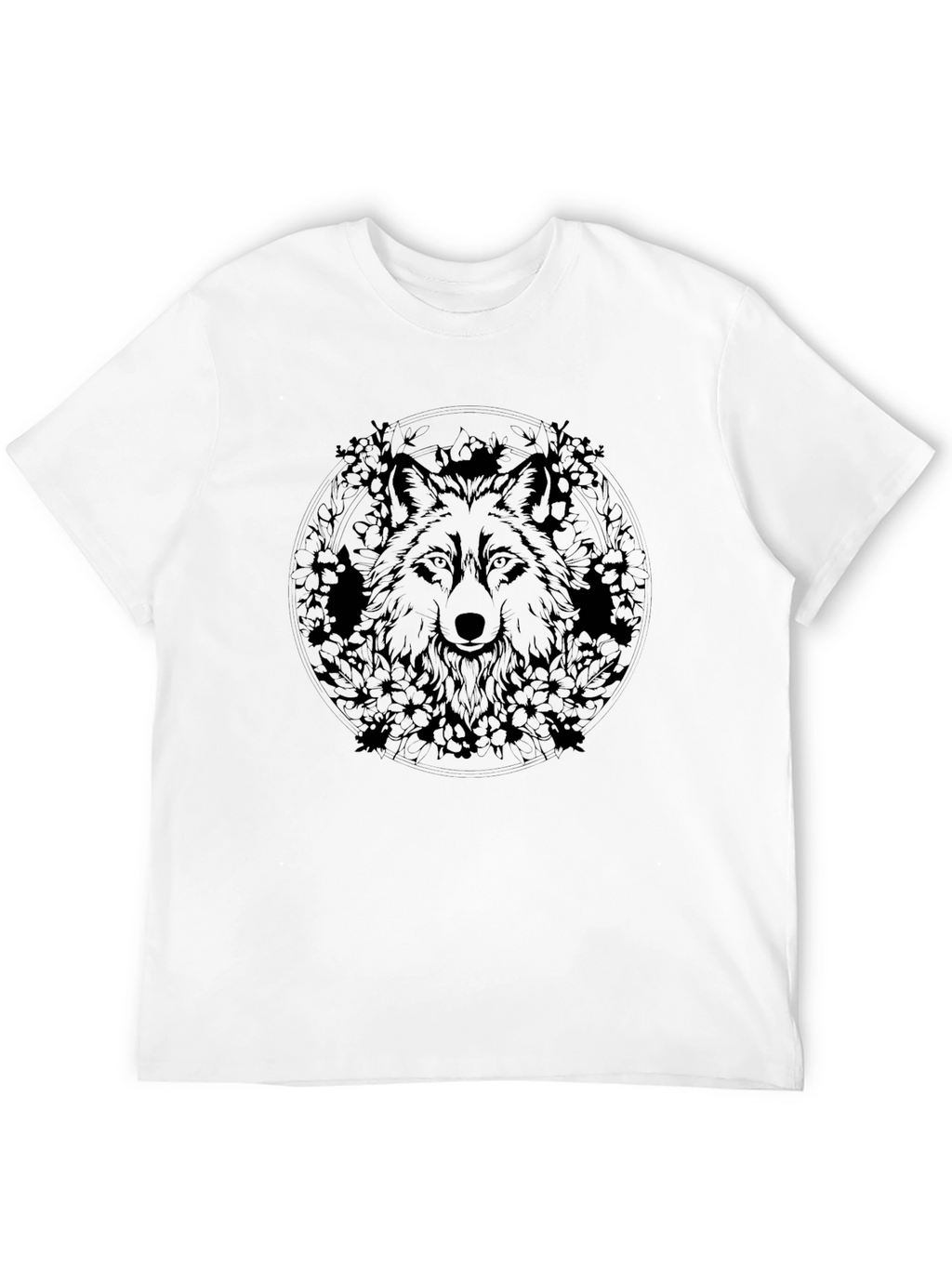 Black Wolf Graphic T-Shirt