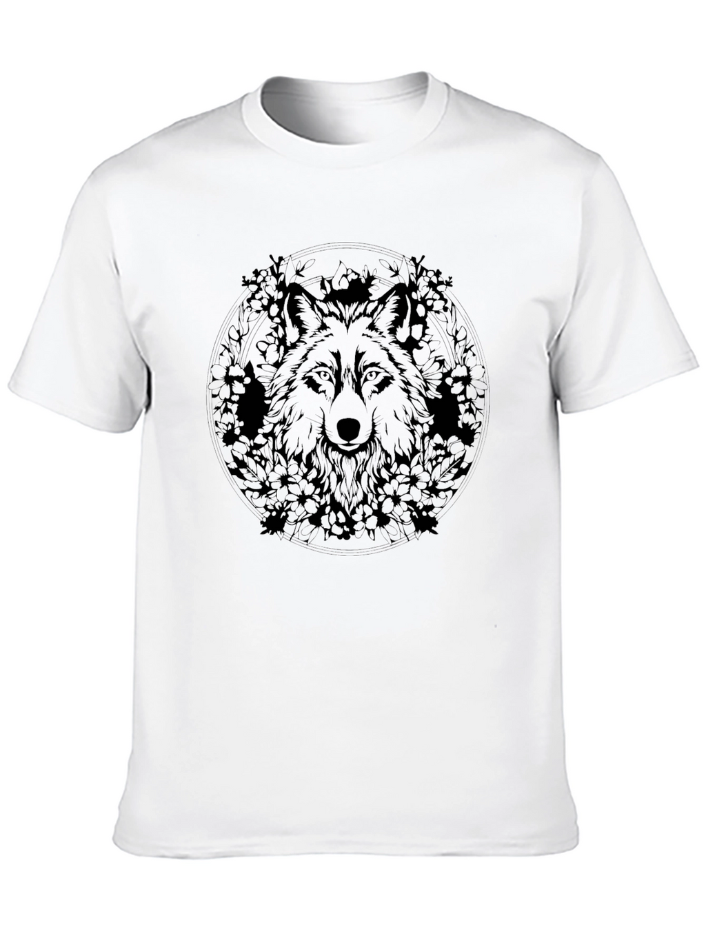Black Wolf Graphic T-Shirt