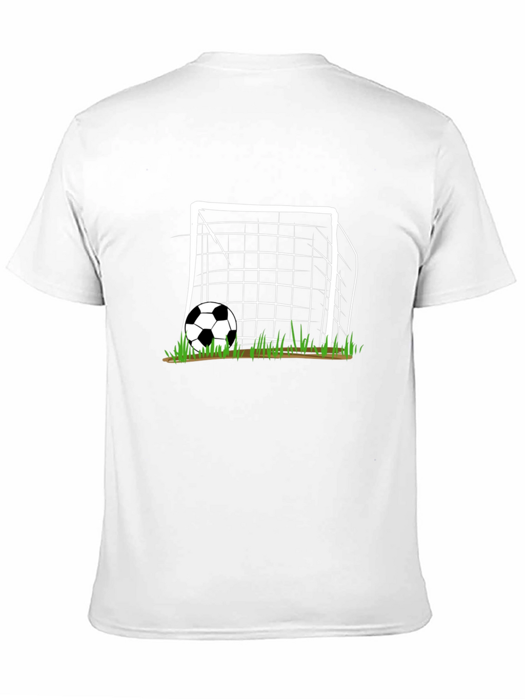 Soccer Goal Graphic T-Shirt - Black