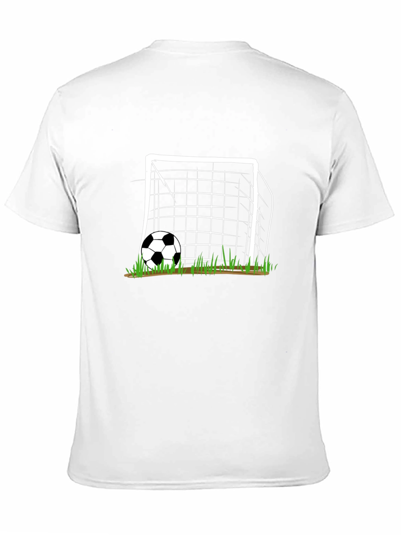 Soccer Goal Graphic T-Shirt - Black