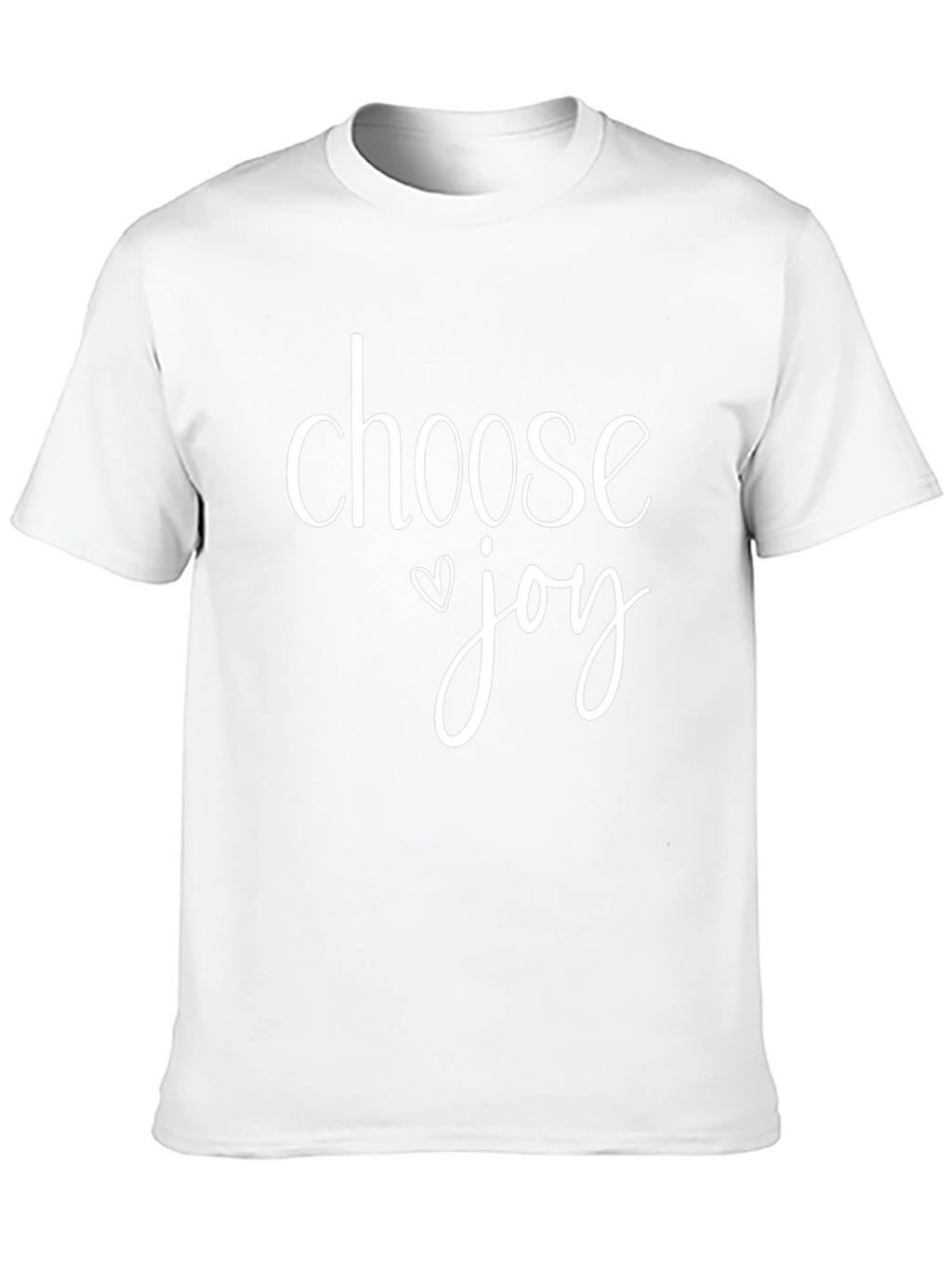 Choose Joy Graphic Tee - Inspirational Black T-Shirt