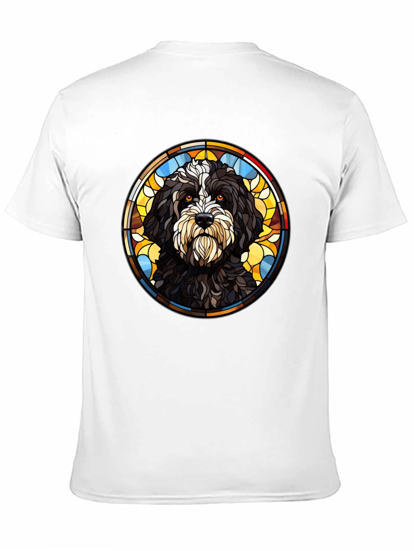 Dog Stained Glass Graphic Tee