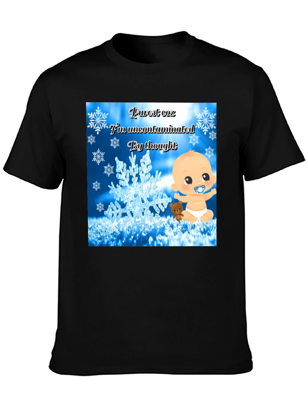 Purest Baby Graphic Tee -  Uncontaminated Thought T-Shirt