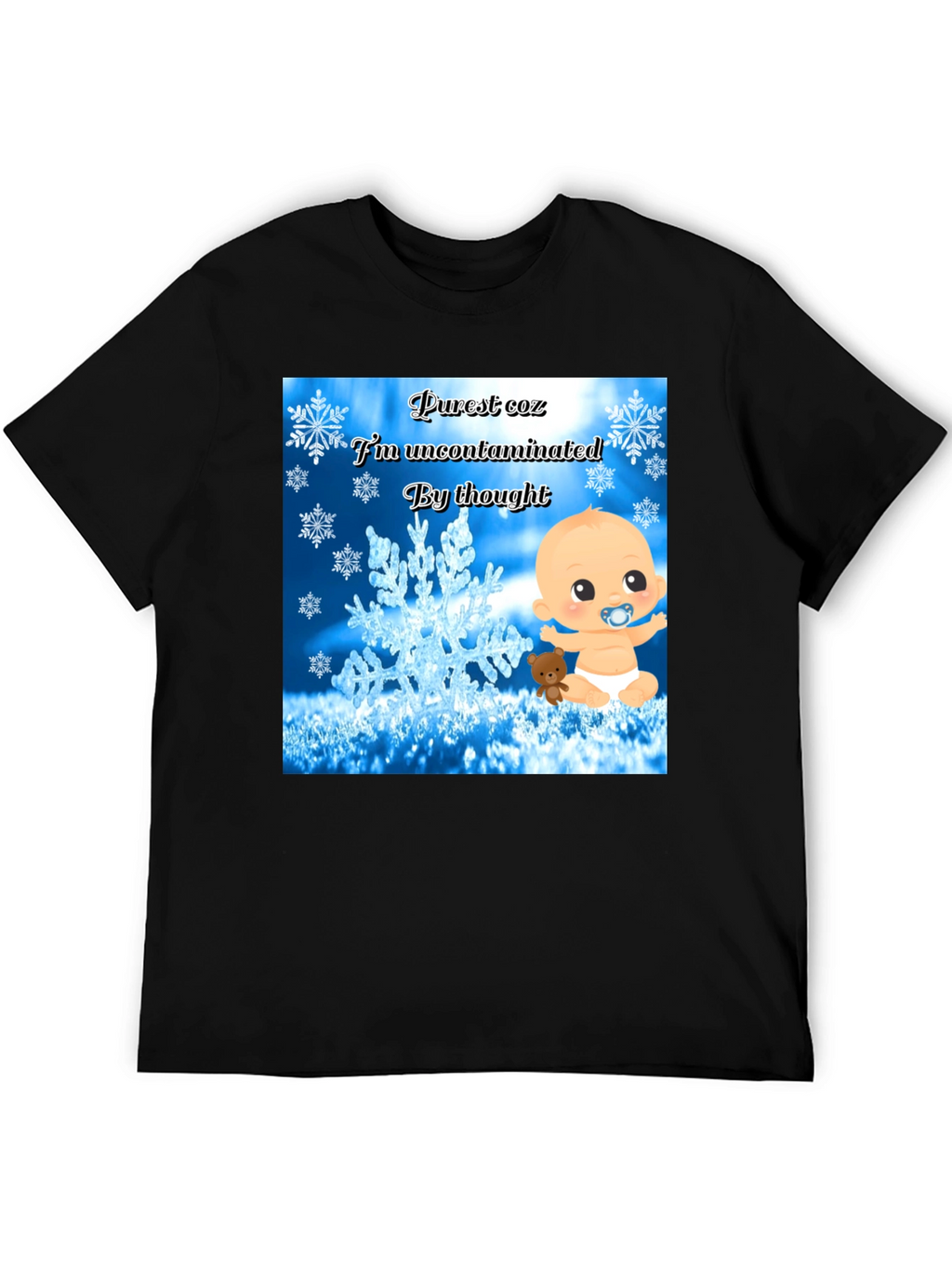 Purest Baby Graphic Tee -  Uncontaminated Thought T-Shirt