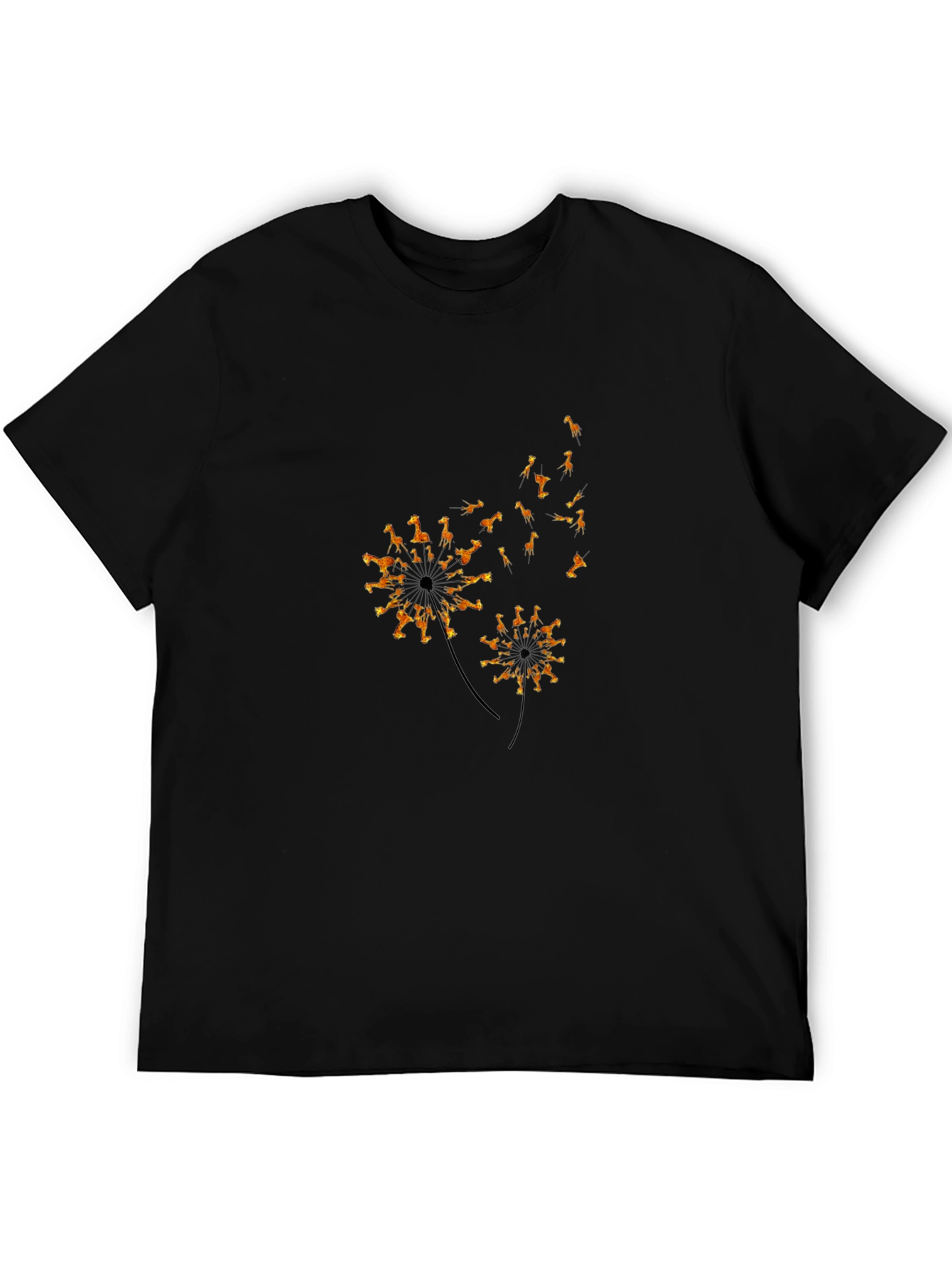 Giraffe Dandelion Graphic Tee