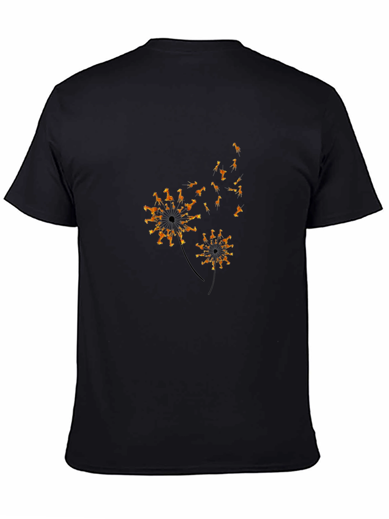 Giraffe Dandelion Graphic Tee