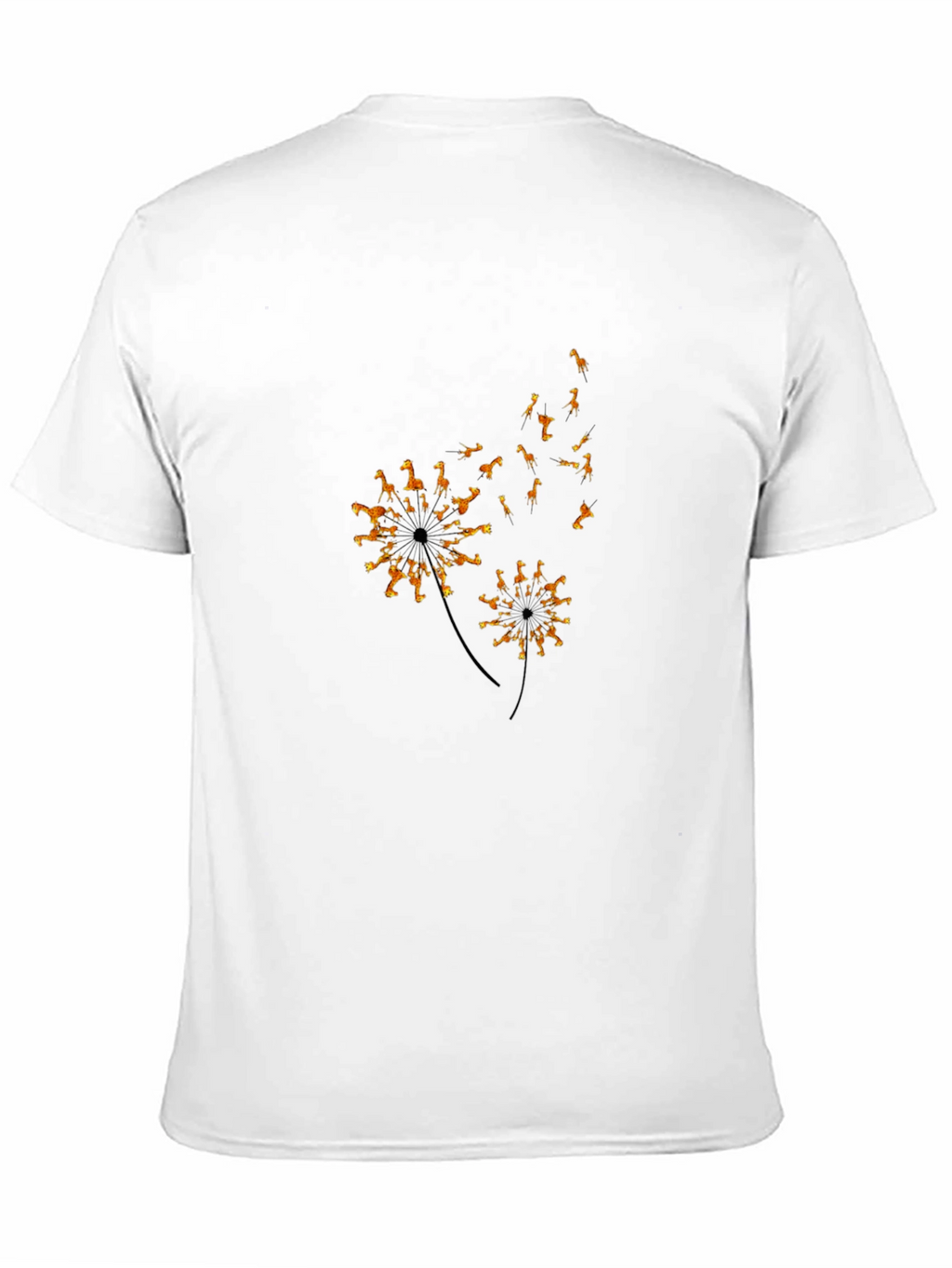 Giraffe Dandelion Graphic Tee